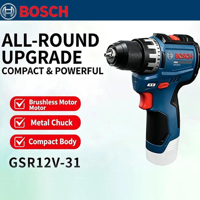 Bosch GSR 12V-31 Brushless Ele - Power Tools Professional recension och pris