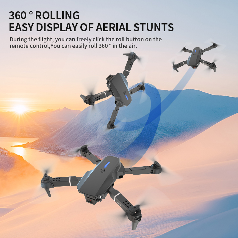 E88 Pro Foldable Drone Dual HD - Power Tools World recension och pris