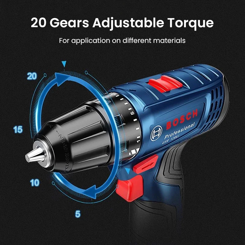 Bosch GSR120-LI Electric Drill - Power Tools Professional recension och pris
