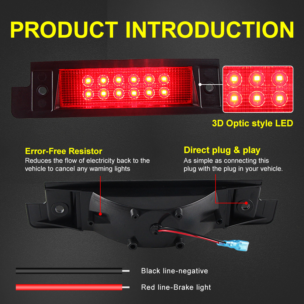 1Pcs High Mount LED Brake Lamp - Power Tools World recension och pris
