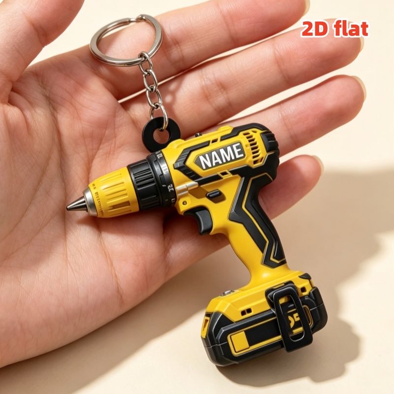 Custom Name Power Drill Keycha - Power Tools With Names recension och pris
