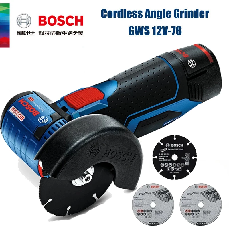 Bosch  GWS 12V-76 Professional - Power Tools Professional recension och pris