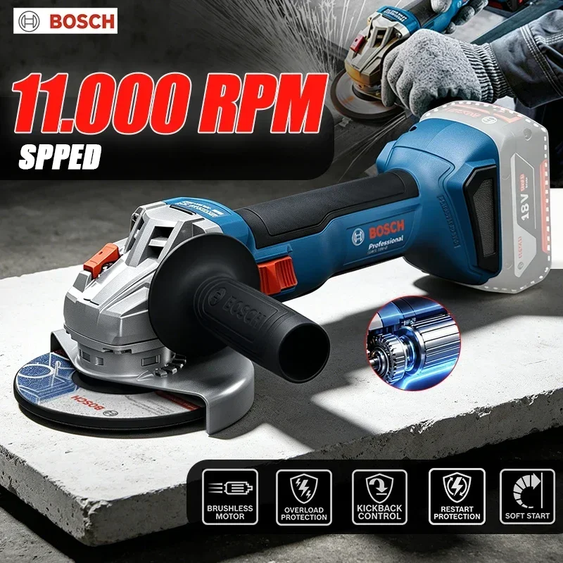 BOSCH GWS 18V-8 Cordless Angle - Power Tools Professional recension och pris