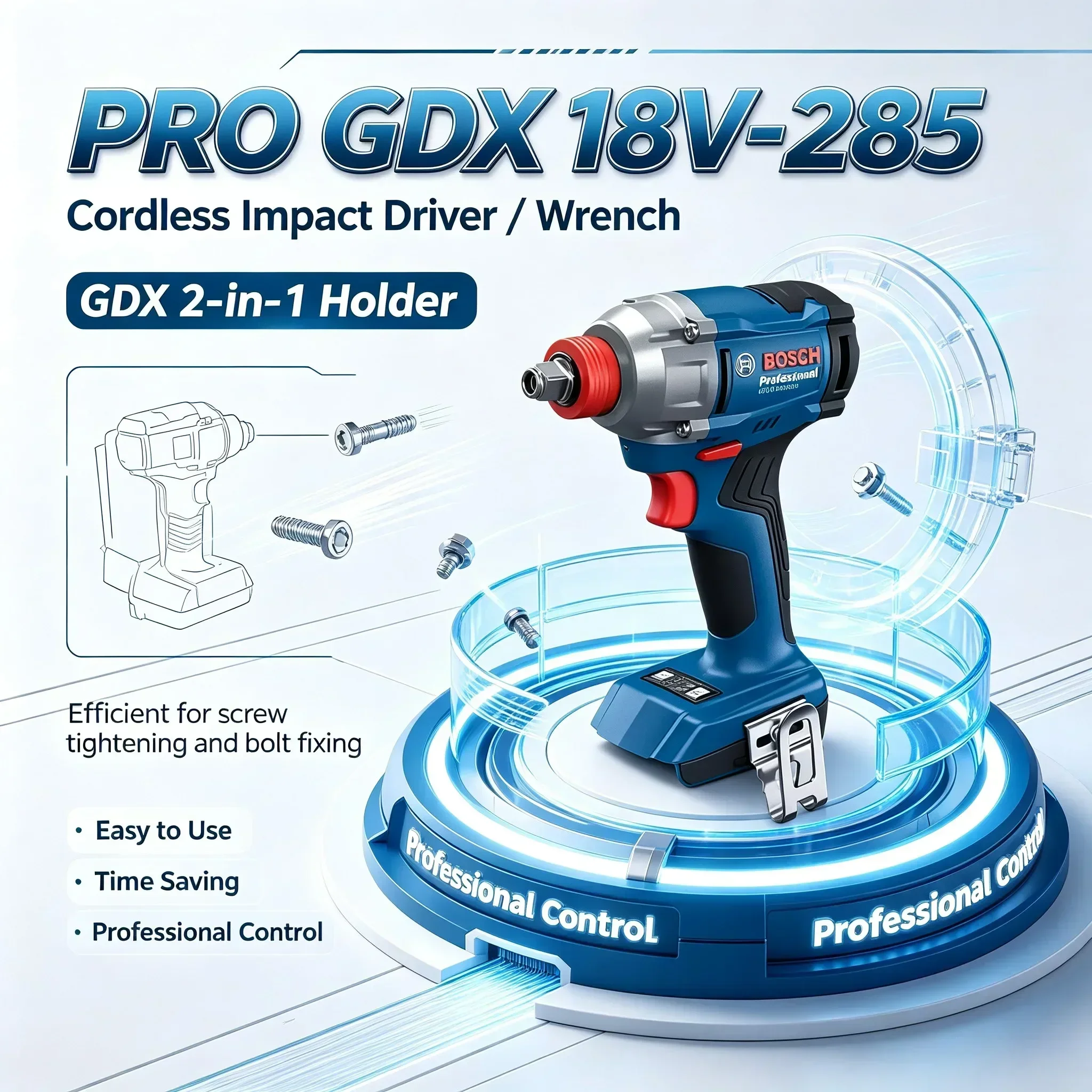 Bosch GDX 18V-285 Cordless Imp - Power Tools Professional recension och pris