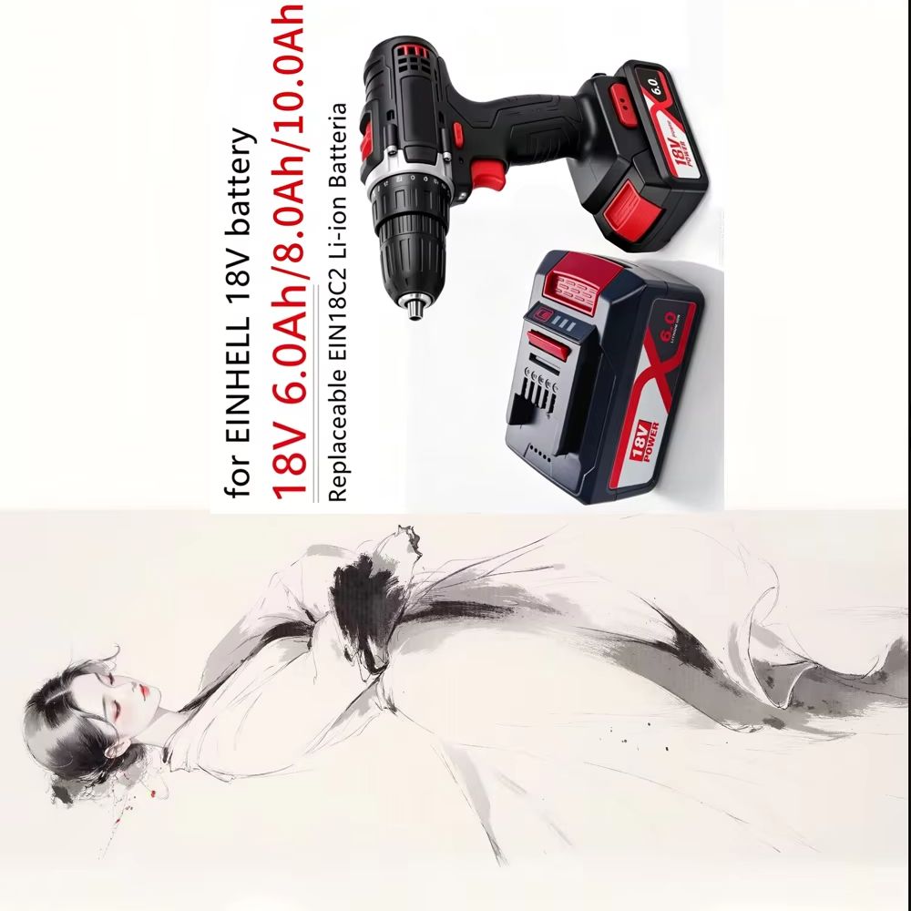 6/8/10Ah for Einhell X-Change  - Power Xchange Tools recension och pris