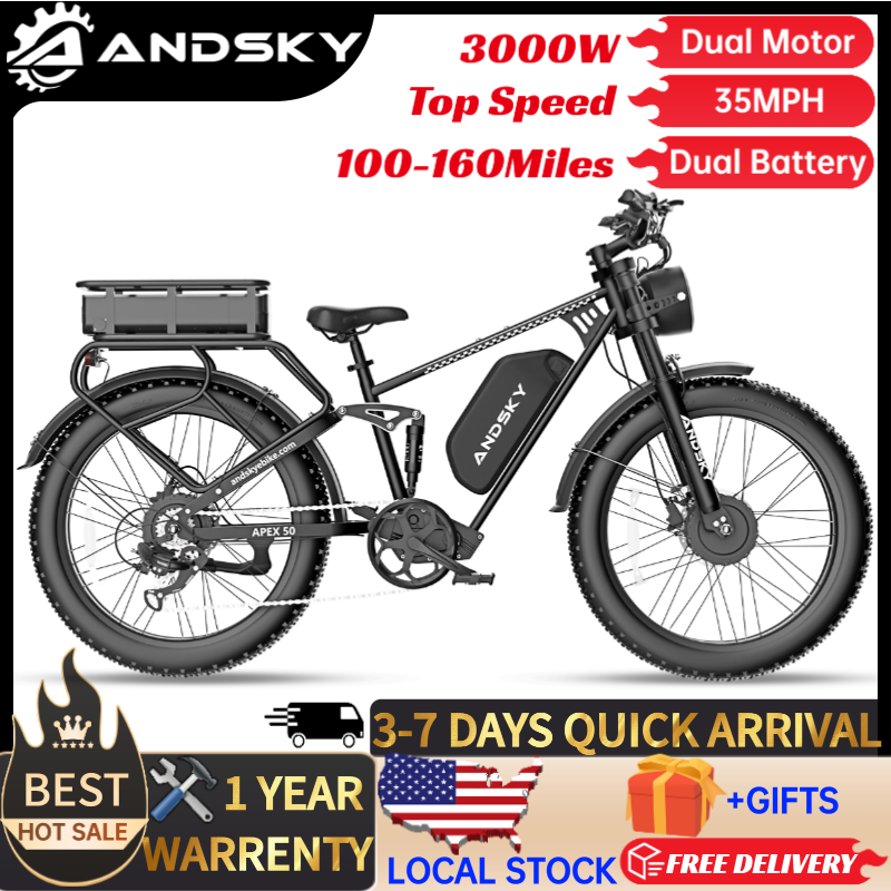 ANDSKY Apex50 AWD Electric Bik - Power Tools World recension och pris