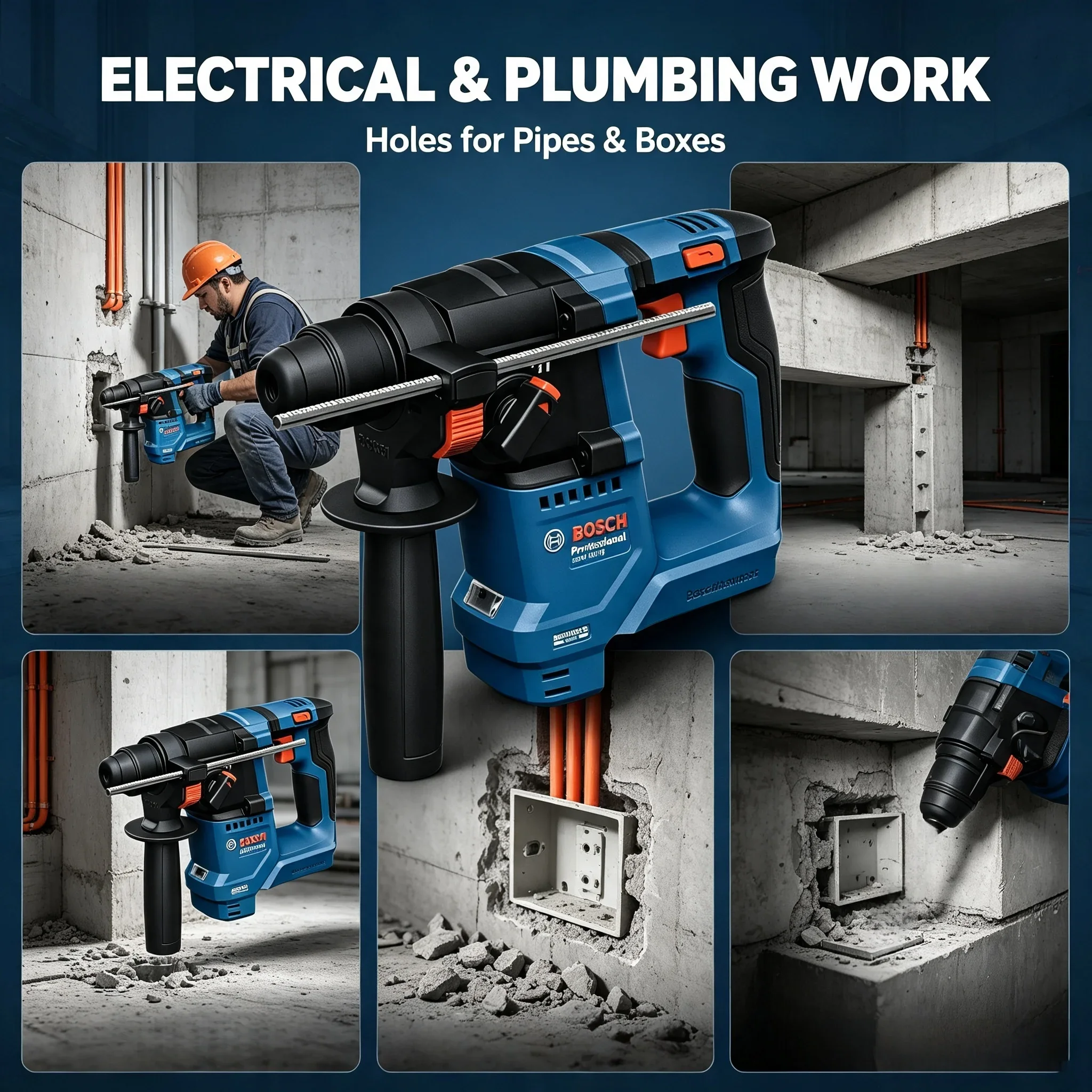 Bosch GBH 18V-18 Cordless Rota - Power Tools Professional recension och pris